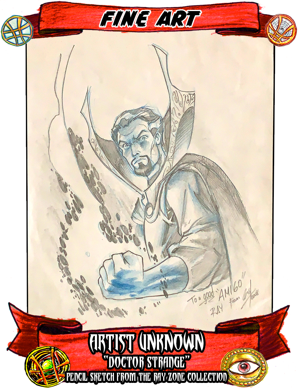 Unknown Artist Doctor Strange Sketch