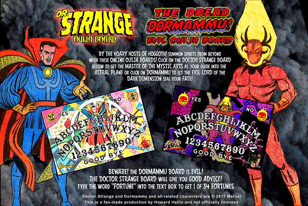 Doctor Strange and Dormammu Ouija Main Page